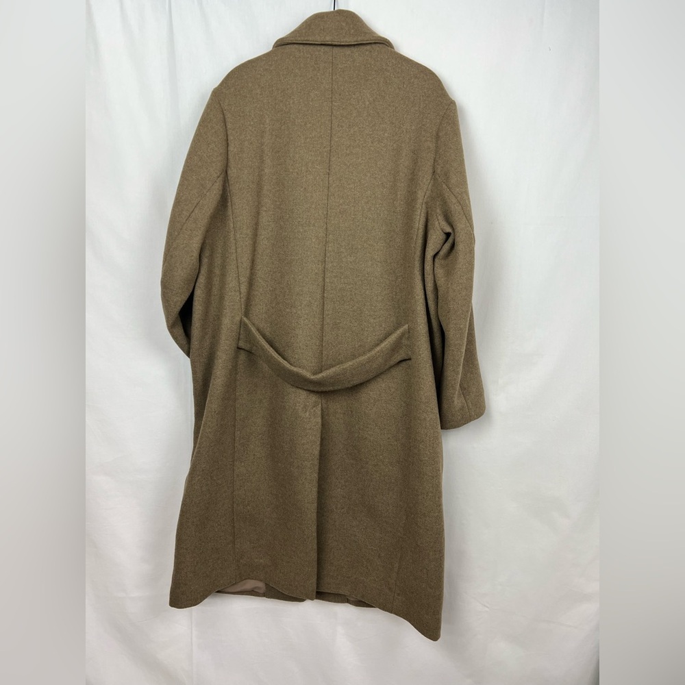 H&M women’s Brown Trench Coat,size medium - Picture 8 of 13